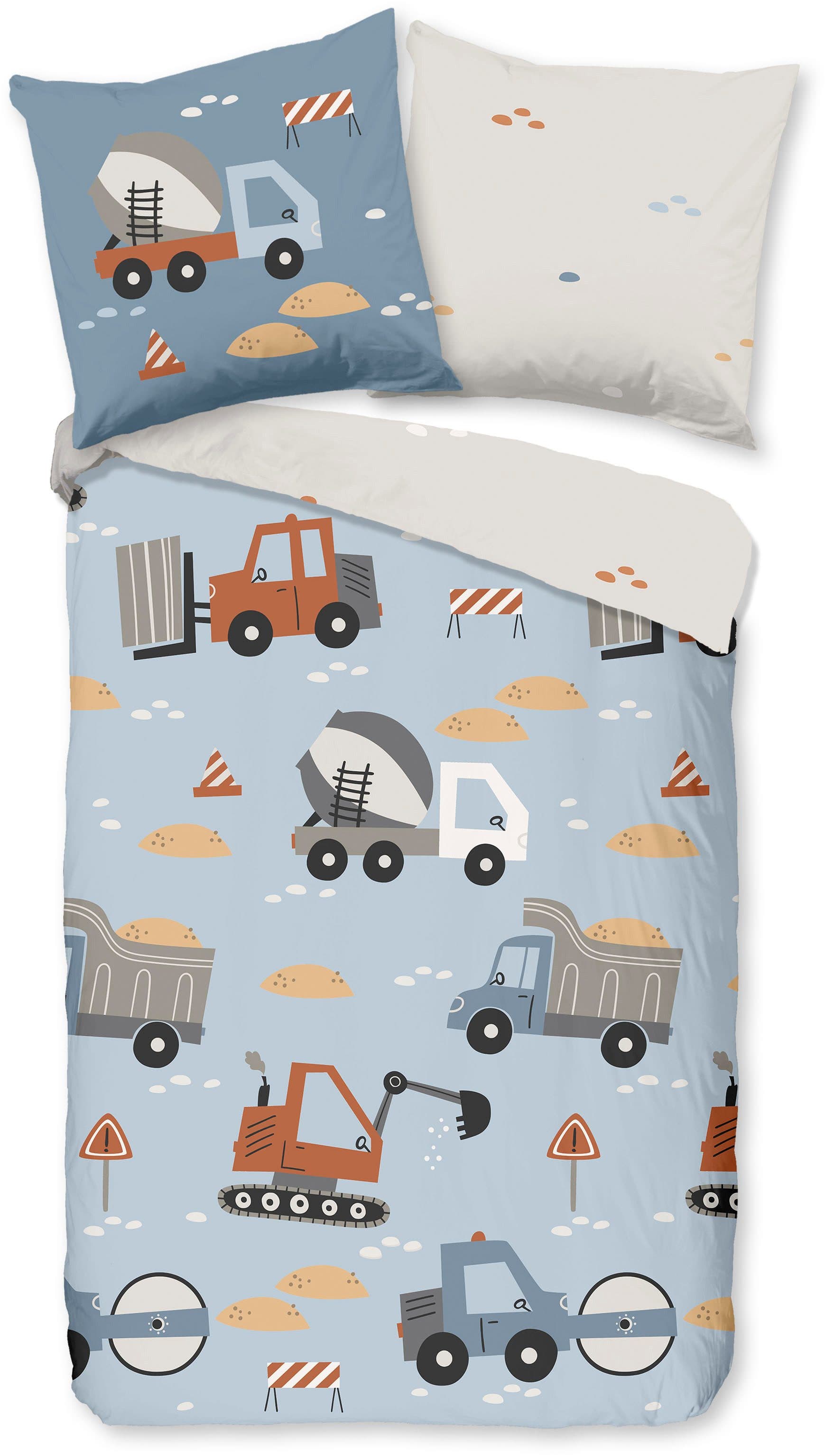 good morning Kinderbettwäsche Mack | Blau