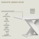 Home affaire Esstisch Motus | Weiß 4