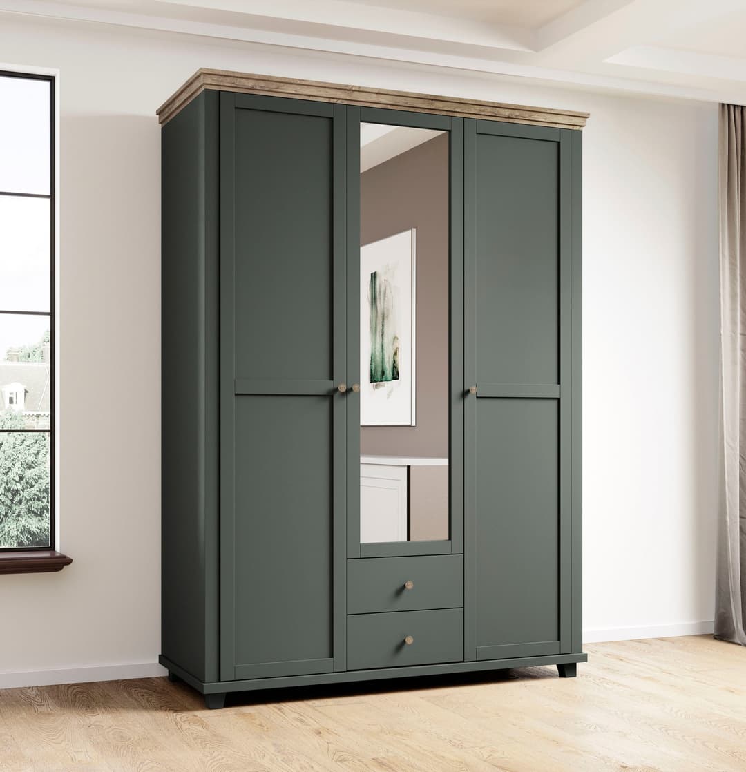 Home affaire Kleiderschrank Evora | Grün