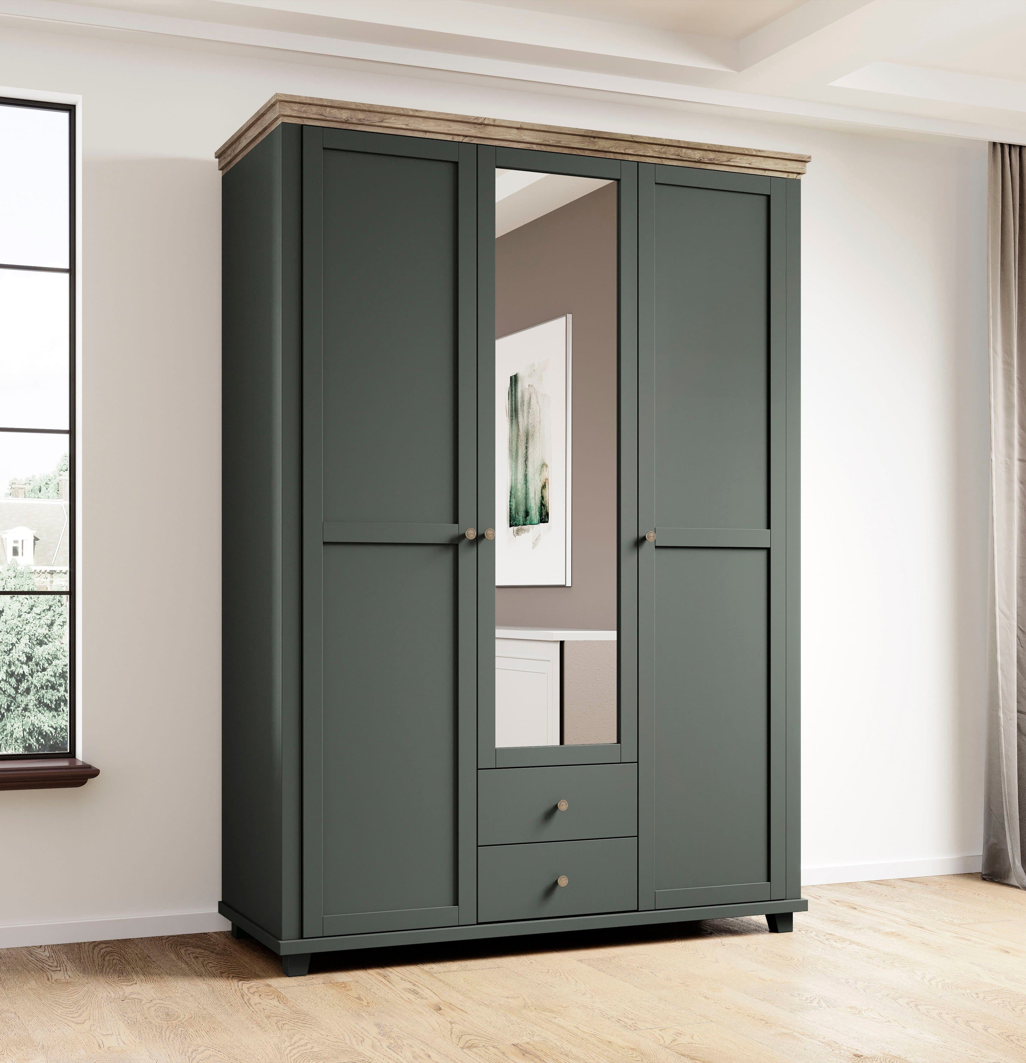 Home affaire Kleiderschrank Evora | Grün