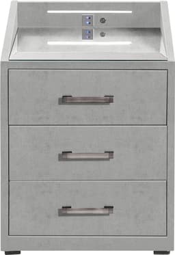 ED EXCITING DESIGN Nachtkonsole Moon | Grau