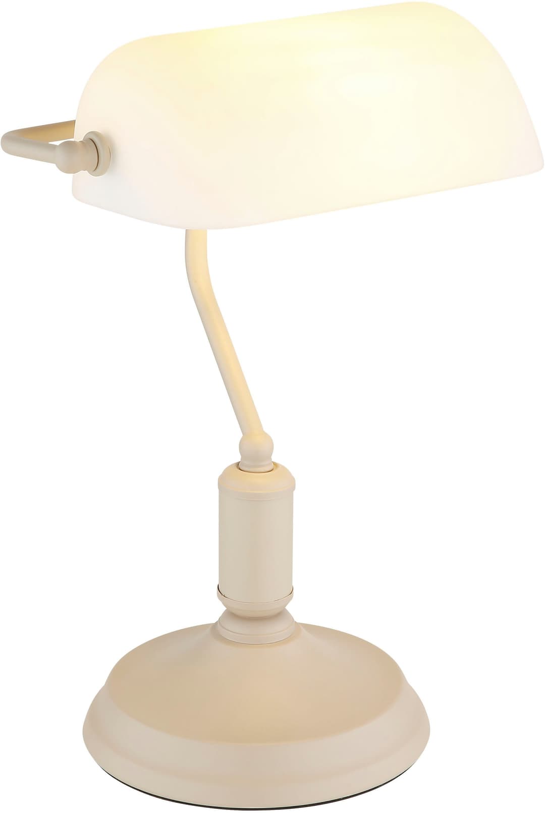 OTTO home Tischleuchte Lirria Bankerslamp | Beige