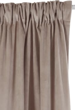 LeGer Home by Lena Gercke Vorhang Samt Ladina | Beige