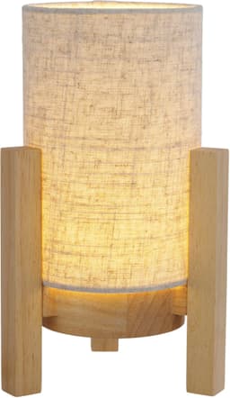 Näve Madita LED Tischleuchte | Holztöne