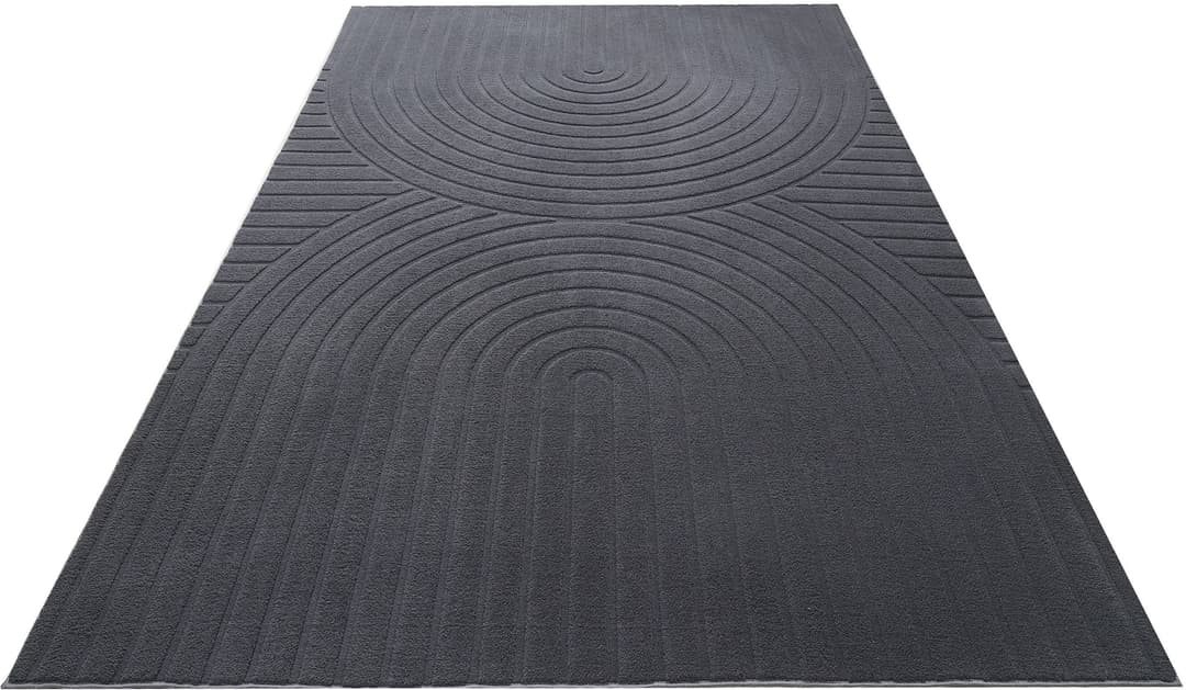 OTTO home Teppich Cali Regenbogen | Grau