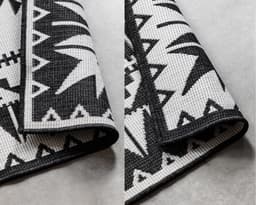 ELLE DECORATION Teppich Dynamic | Schwarz