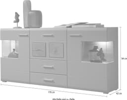 Innostyle Sideboard FUN PLUS II | Grau