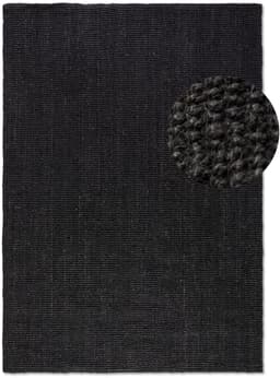 HANSE Home Teppich Jaipur Juteteppich | Schwarz