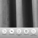 OTTO home Vorhang Velvet Uni | Grau 3