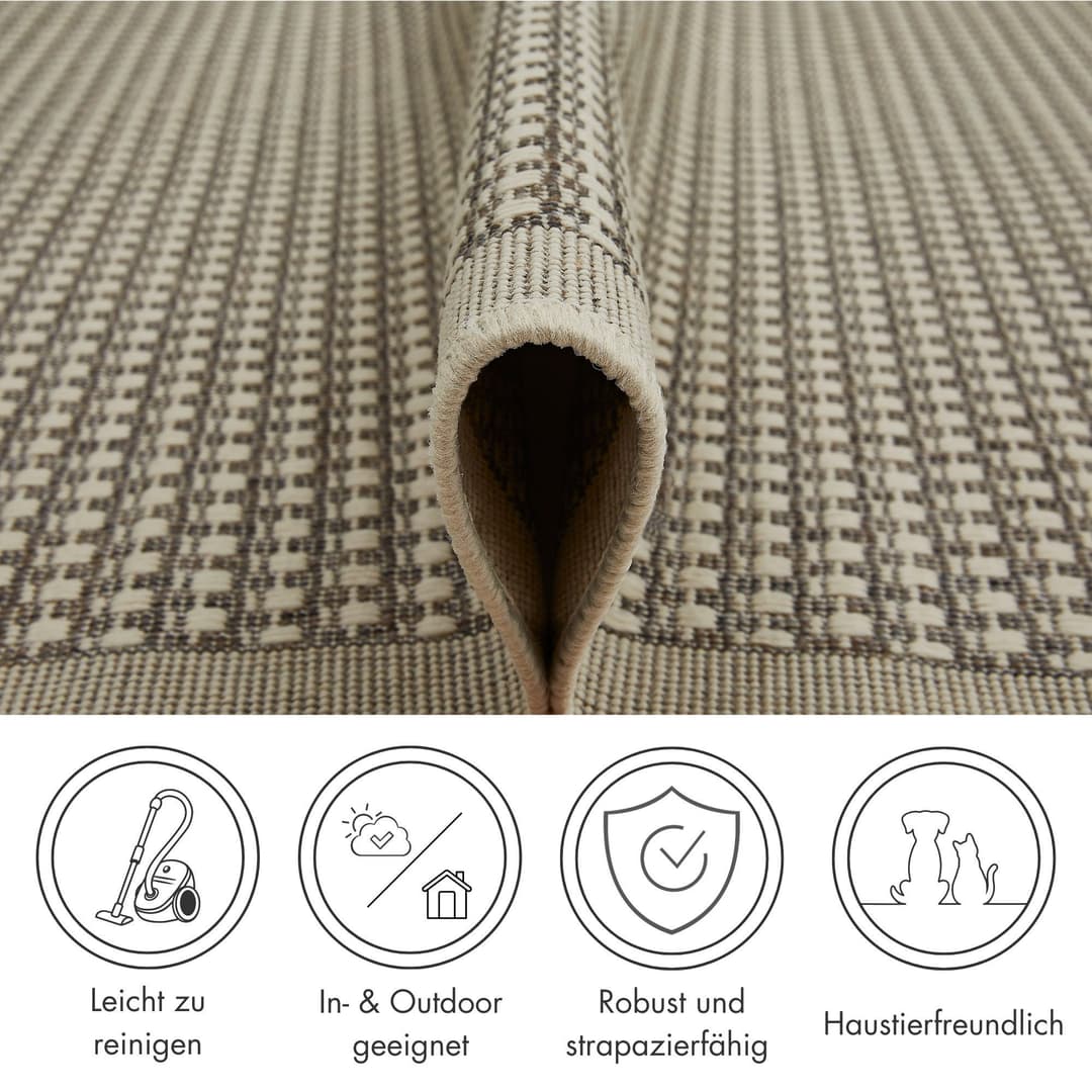 Andiamo Teppich Savannah | Braun