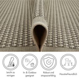 Andiamo Teppich Savannah | Braun