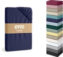 OTTO home Spannbettlaken Physalis Topper COMFORT | Blau