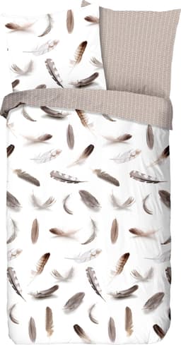 good morning Wendebettwäsche Feathers | Beige