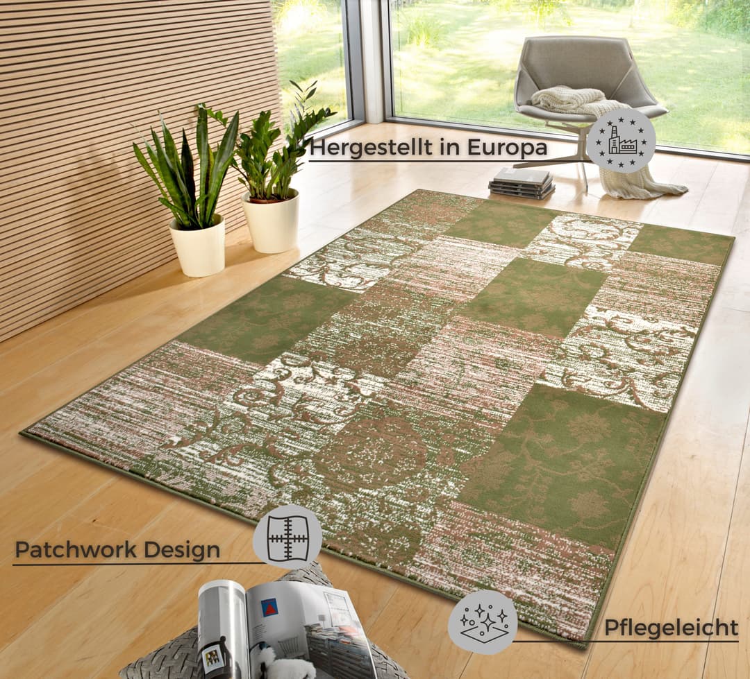 HANSE Home Teppich Bloques | Mehrfarbig