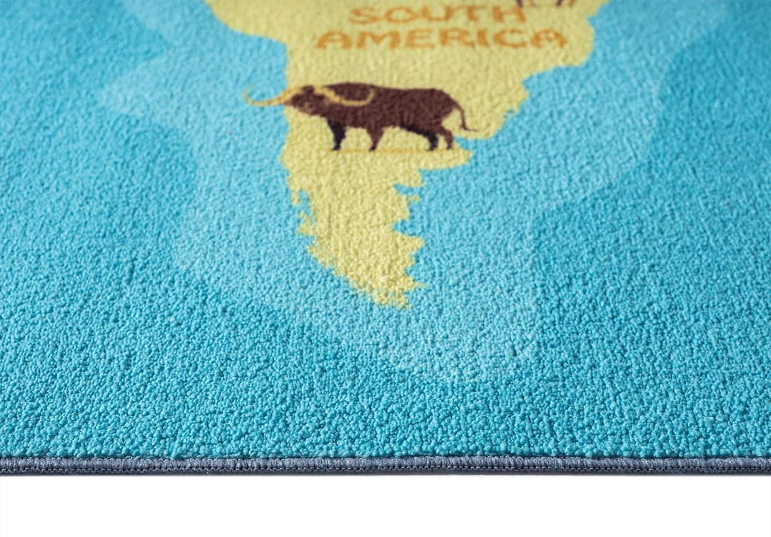 the carpet Teppich Happy Life round | Mehrfarbig