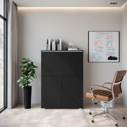 home affaire PC-Schrank Vera | Schwarz
