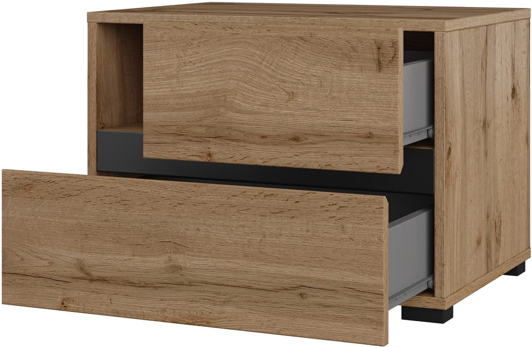 OTTO home Nachtkommode Cross | Holztöne