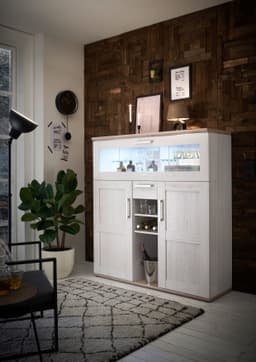 HBZ Barschrank Romance | Weiß