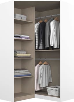 rauch Eckkleiderschrank NIDDA | Weiß