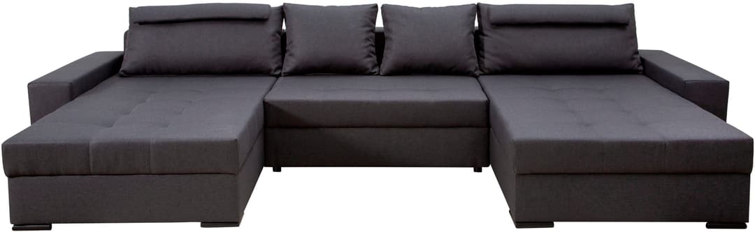 COLLECTION AB Wohnlandschaft Josy XXXL-Relax U-Form | Grau