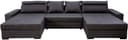 COLLECTION AB Wohnlandschaft Josy XXXL-Relax U-Form | Grau 2
