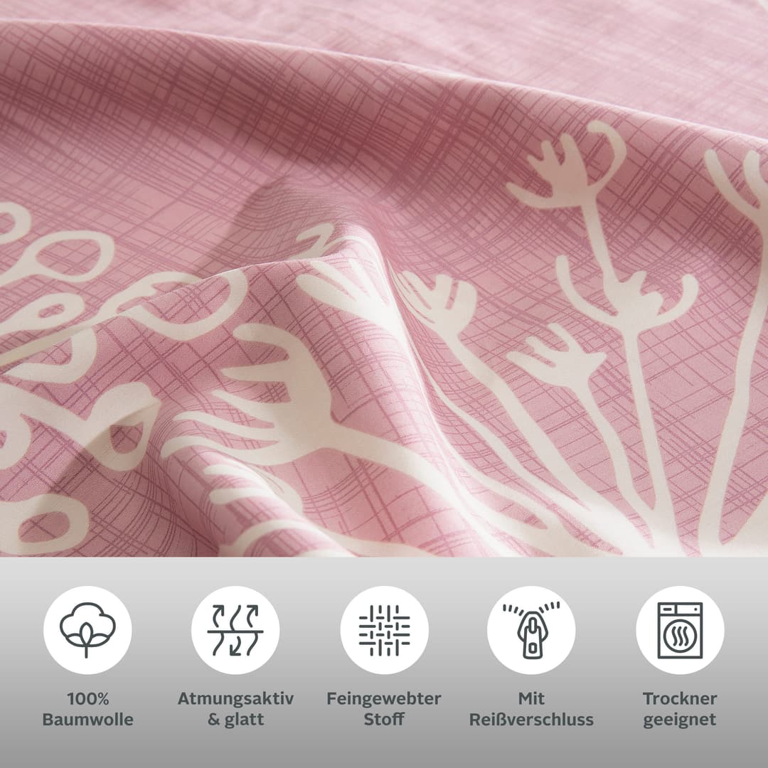 OTTO home Bettwäsche Soucy | Rosa