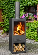 CookKing Gartenkamin Rosa | Schwarz 3