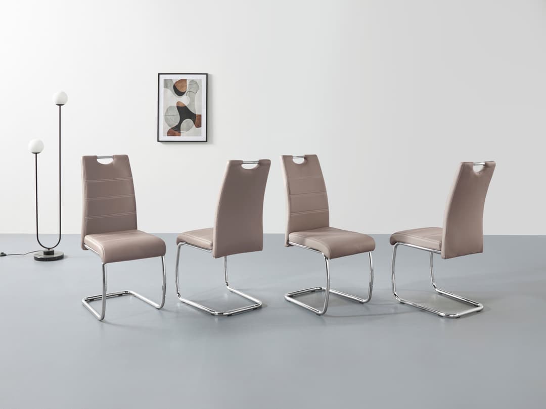 HELIA Flora Freischwinger Stühle | Beige