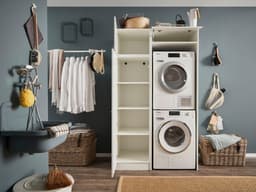Laundreezy Mehrzweckschrank-Set LAUNDREEZY LDLK2 | Weiß