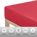 OTTO home Spannbettlaken PHYSALIS | Rot 3