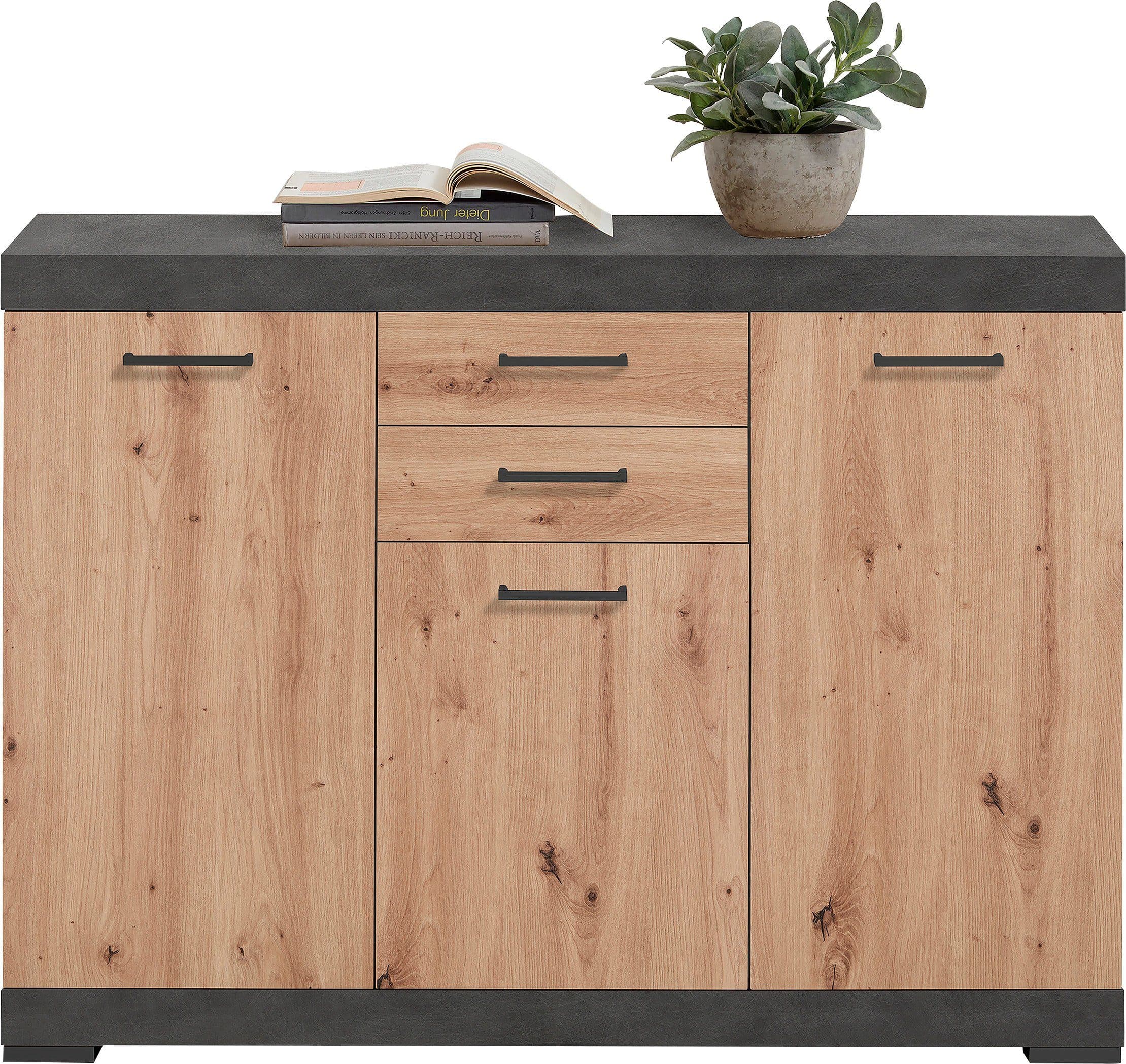 FMD Kommode Bristol 3 | Holztöne