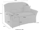 DOMO collection 2-Sitzer Bahia | Beige 5