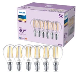 Philips LED-Leuchtmittel Classic 40W Non-Dim | Transparent