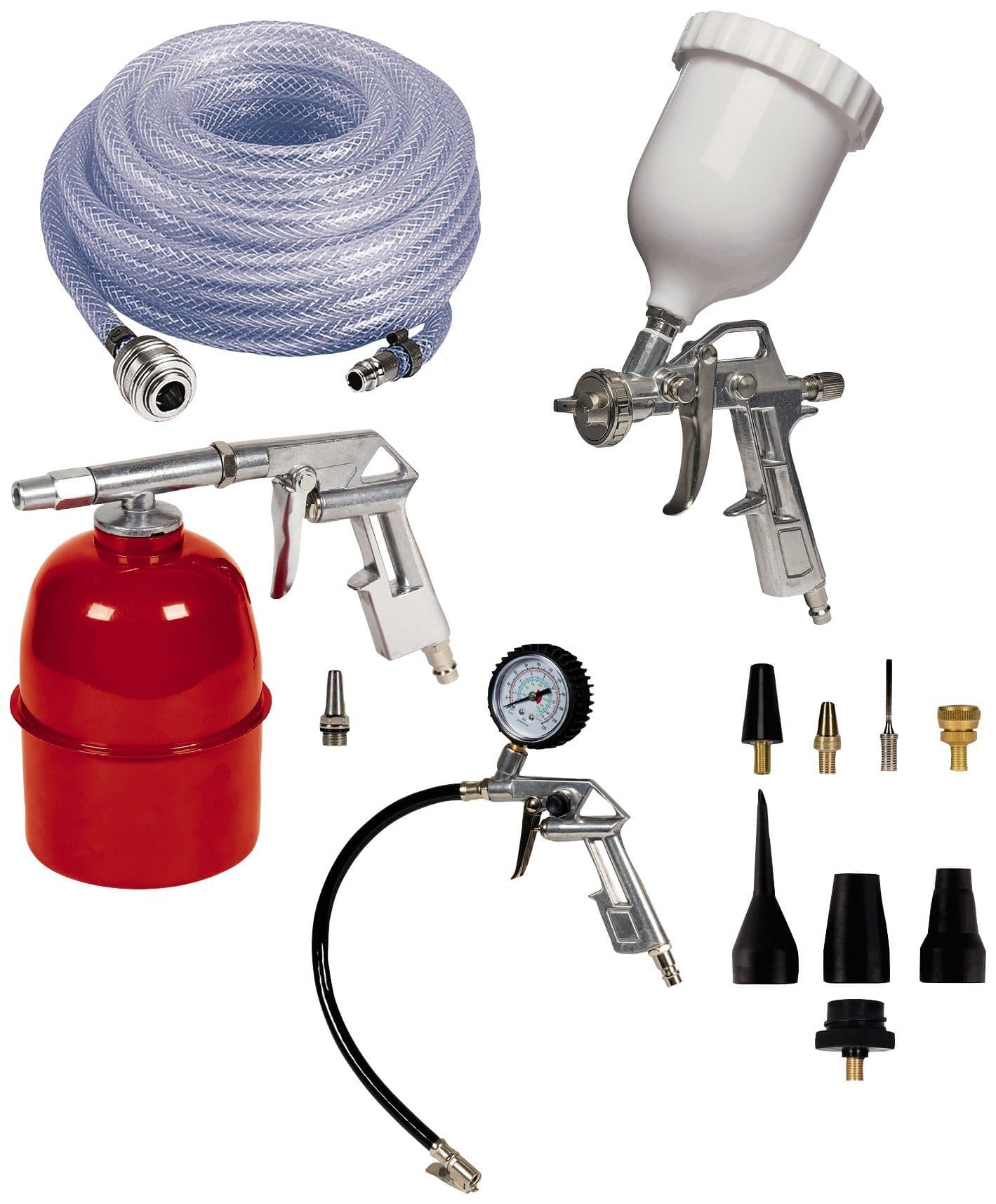Einhell Druckluftwerkzeug 4132776, Zubehörset 13-teilig | Silber