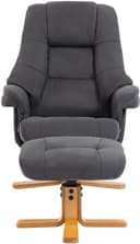 Duo Collection TV-Sessel Bordeaux | Grau