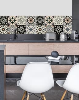 Home affaire Fliesenaufkleber Ornamente | Mehrfarbig