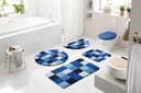 Grund Badematte Mosaik | Blau 4