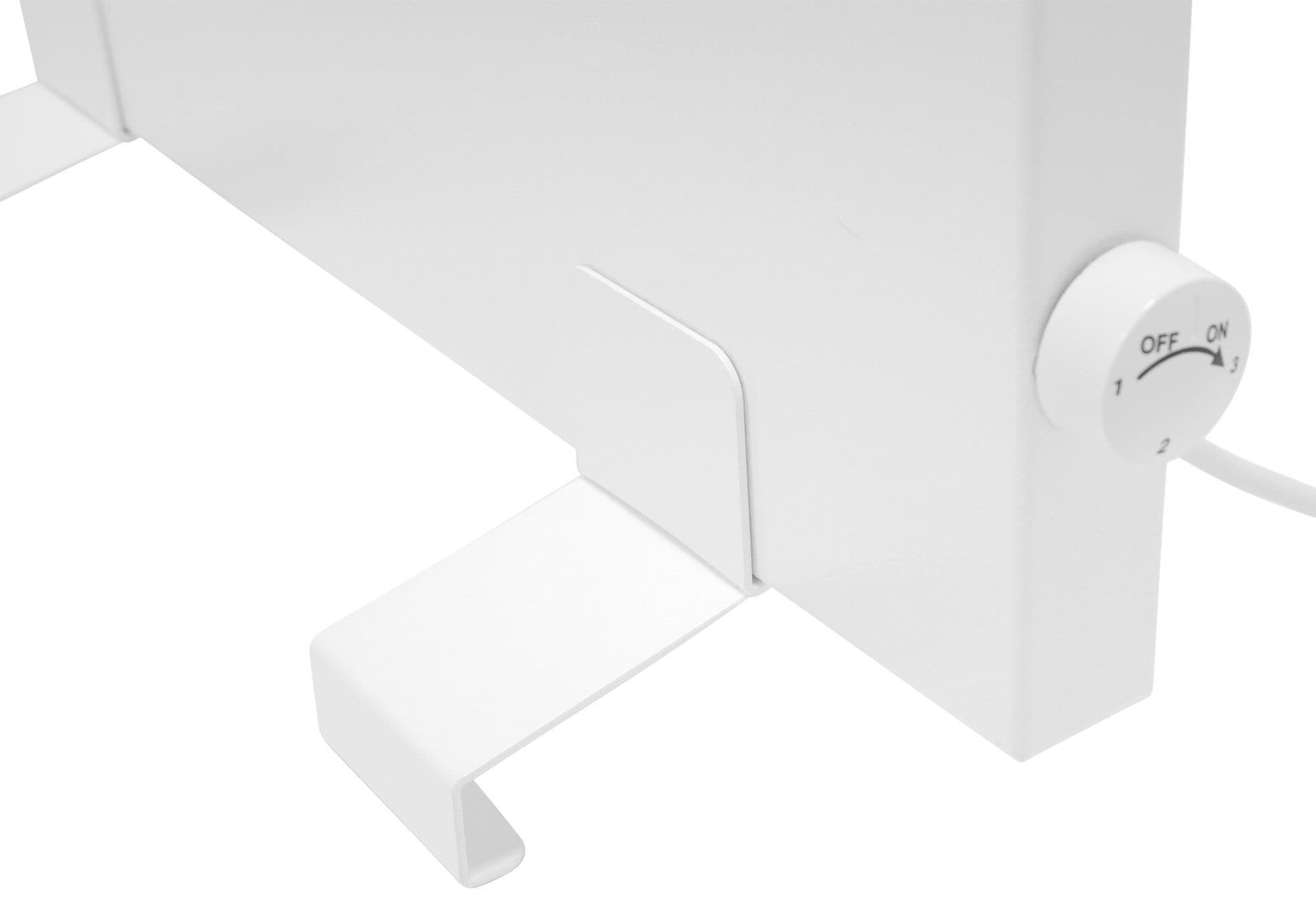 Vasner Standfuß Infrarotheizung Konvi (Set) | Silber