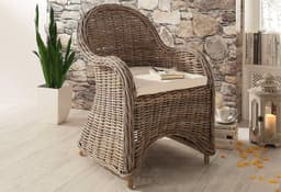 Home affaire Rattanstuhl sesselschau | Braun