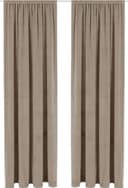 LeGer Home by Lena Gercke Vorhang Samt Ladina | Beige 2