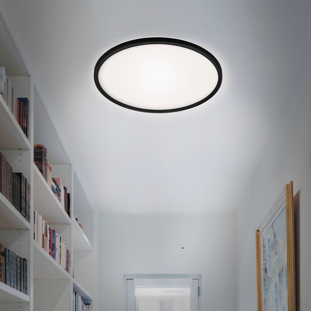 Briloner Leuchten LED Panel 7157415 SLIM | Schwarz