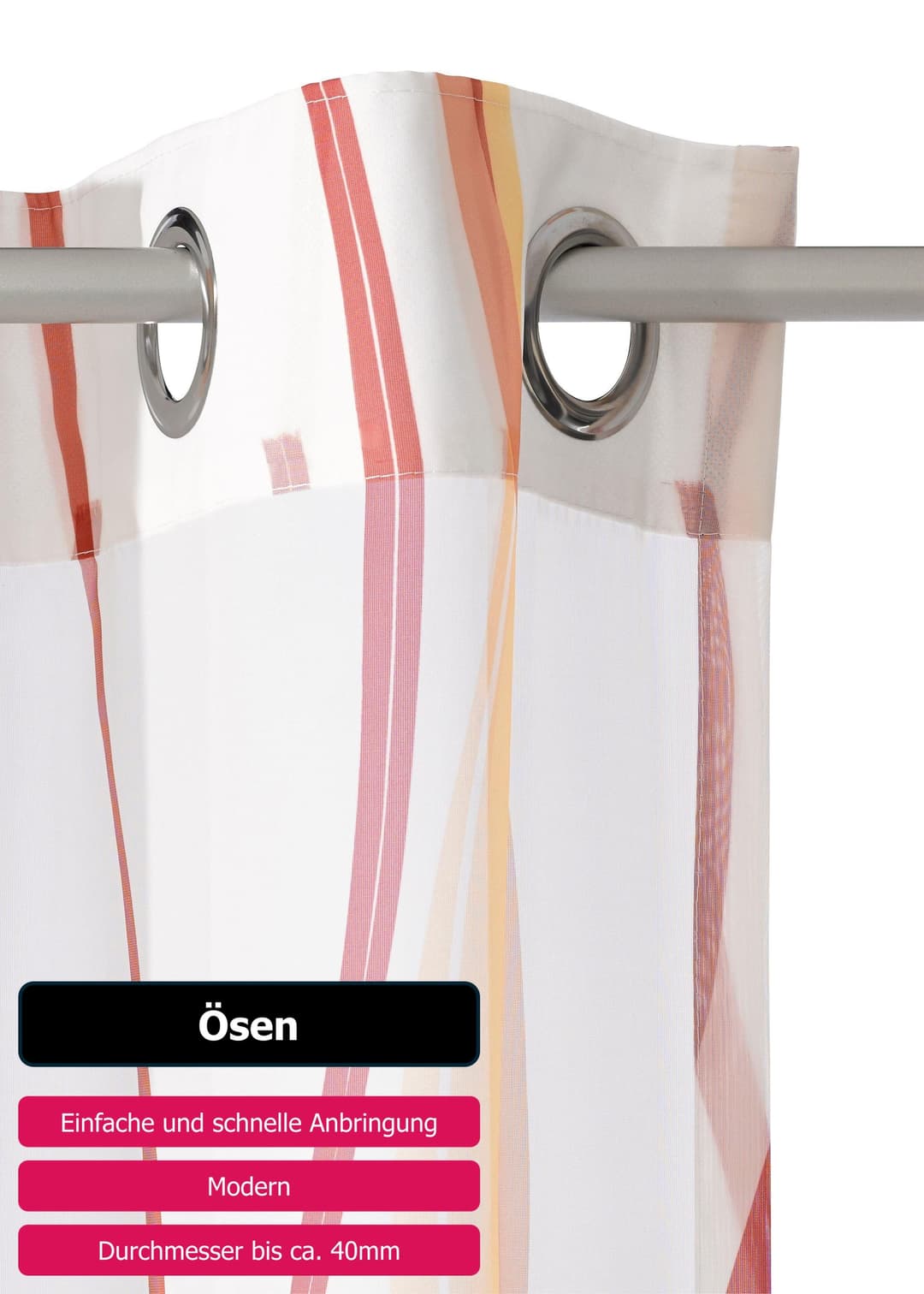 OTTO home Gardine Dimona | Beige