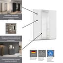 rauch Schwebetürenschrank CORTONA | Weiß 5