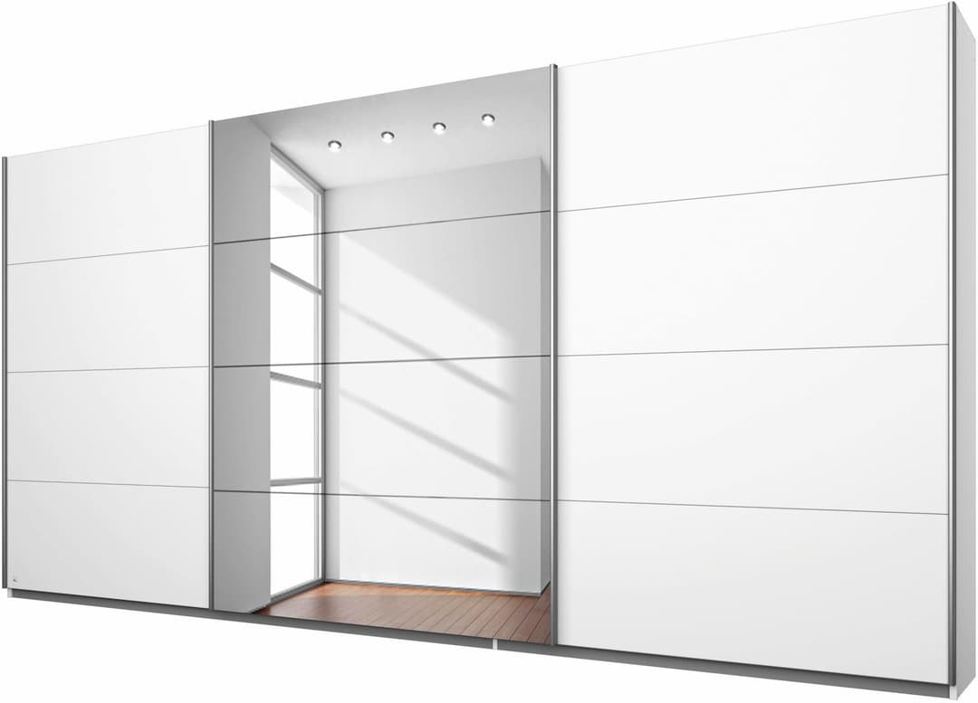 rauch Schwebetürenschrank Kleiderschrank DOBENE | Weiß