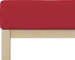 Schlafgut Spannbettlaken PURE Bio-Baumwolle | Rot