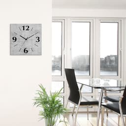 Artland Wanduhr Grauer Beton | Grau