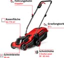 Einhell Akku-Rasenmäher GE-CM 18/30-1 Li BL | Rot 3