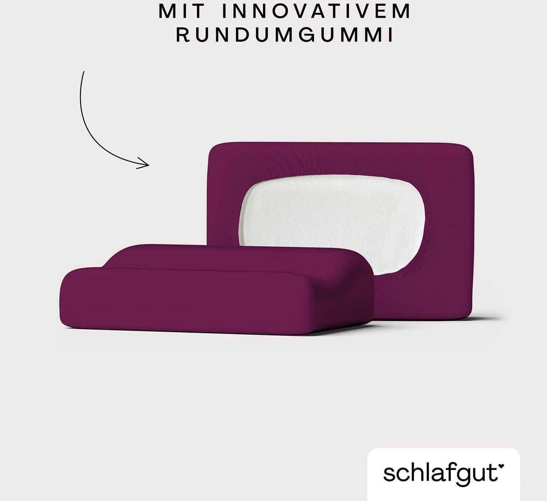 Schlafgut Kissenbezug Pure | Lila