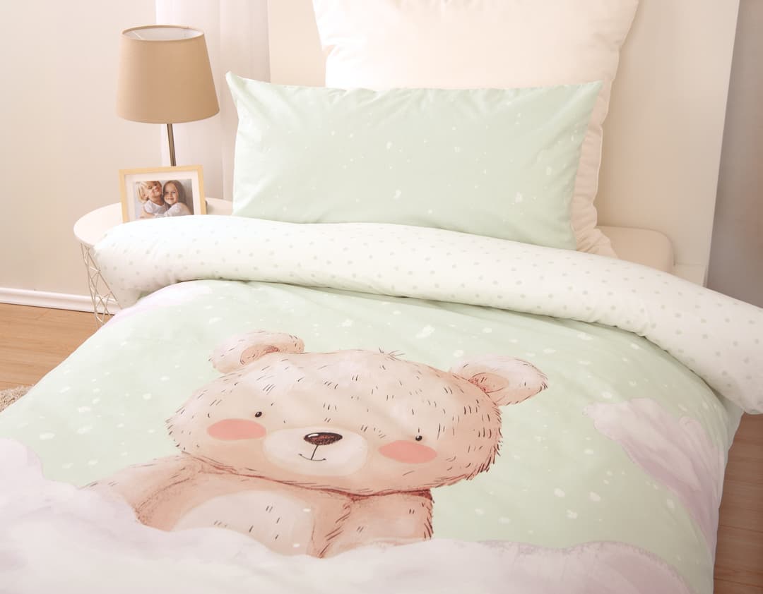 OTTO home Kinderbettwäsche Kleiner Liebling | Grün