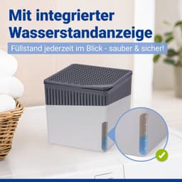 WENKO Luftentfeuchter Cube | Grau